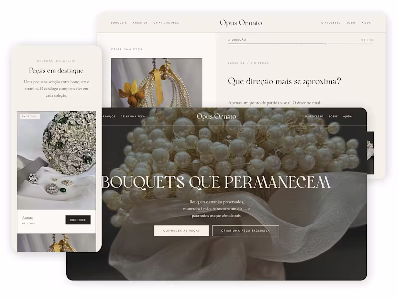 Cover image for Luxury Atelier Website & Custom CMS