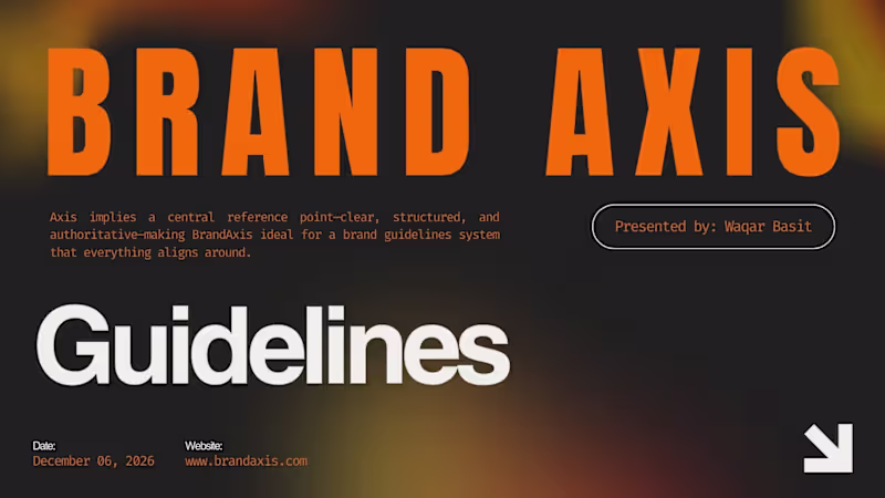 Cover image for BrandAxis — Fashion Brand Systems, UI/UX Design