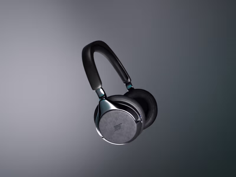 Cover image for Headphones modeled and animated in Blender