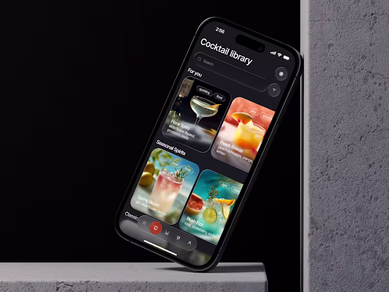 Cover image for 🍸 Product design for cocktail mobile app | Hyperactive