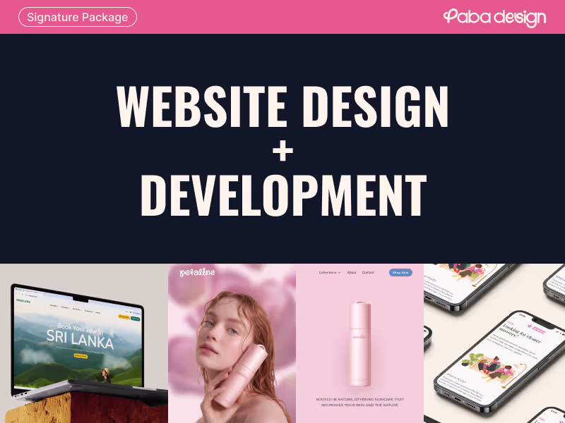 Cover image for Website Design & Development