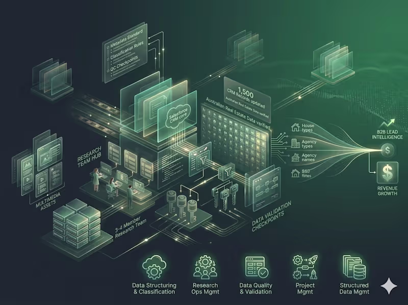 Cover image for Salesforce CRM Data Enrichment & Research Operations