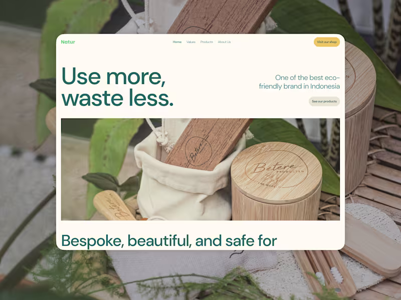 Cover image for Natur - Eco-friendly Products