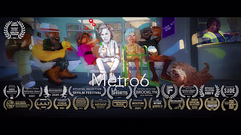 Cover image for Animated 3D Short Film "Metro6"