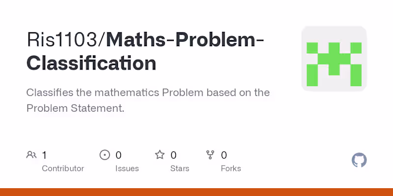 Cover image for Ris1103/Maths-Problem-Classification