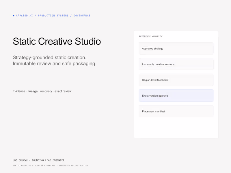 Cover image for Static Ad Production Studio 