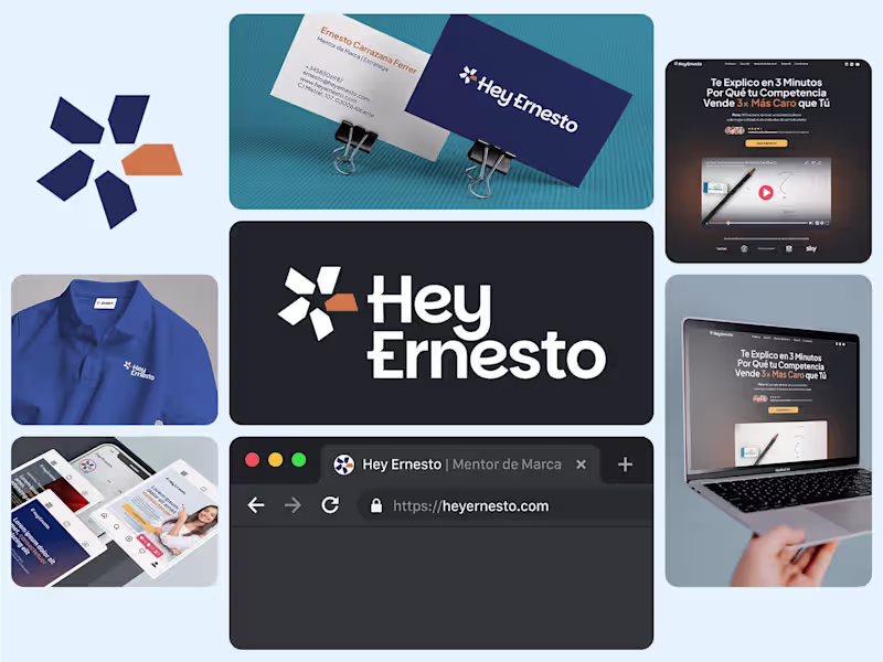 Cover image for Hey Ernesto — Strategy-First Brand Built from Scratch