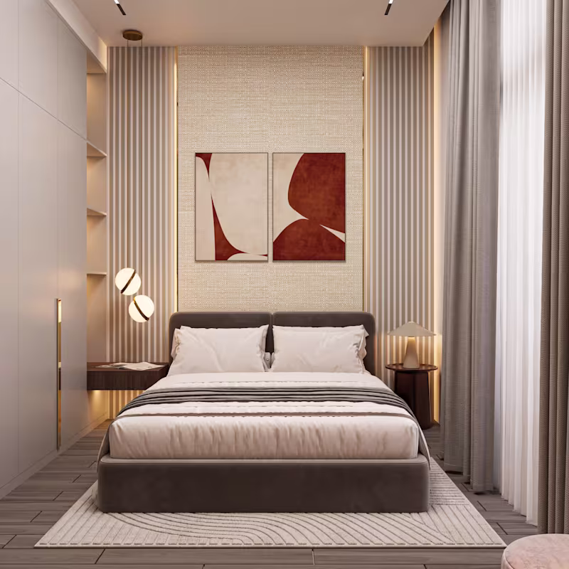 Cover image for Modern Master Bedroom | 3D