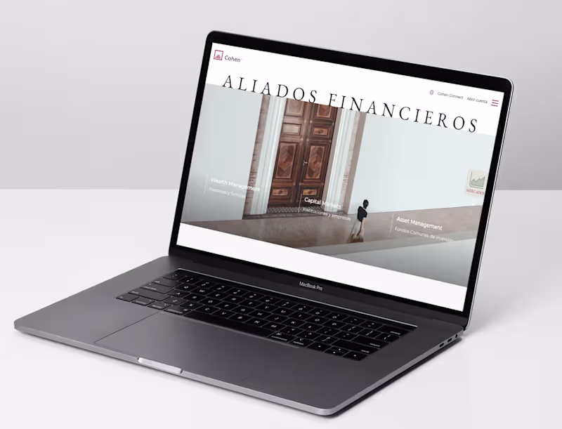Cover image for Website Redesign | Cohen Argentina
