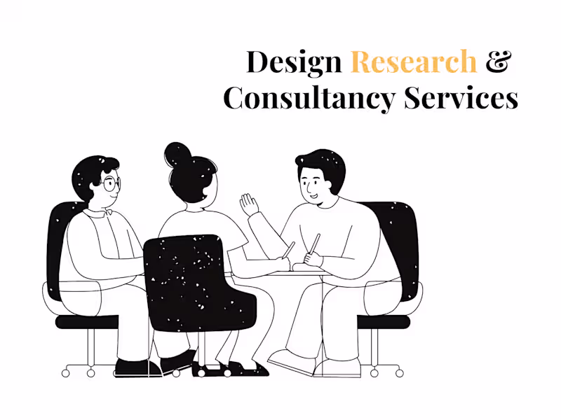 Cover image for Product Design Consultancy, Research & Mentorship