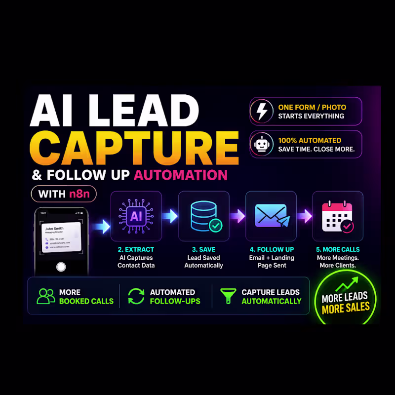 Cover image for AI Lead Generation & Automated Follow-Up System