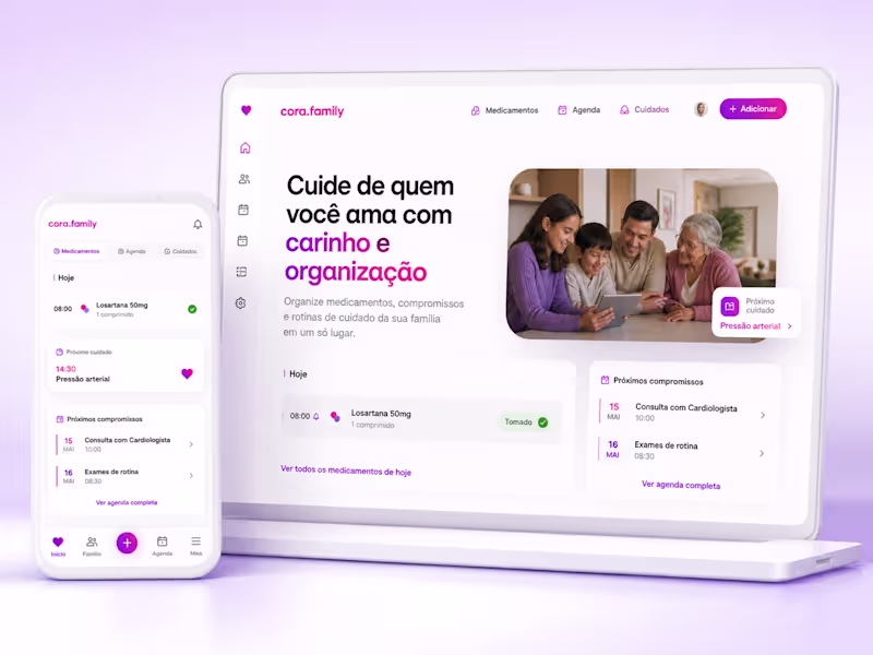 Cover image for Cora.family | Family Health Management SaaS