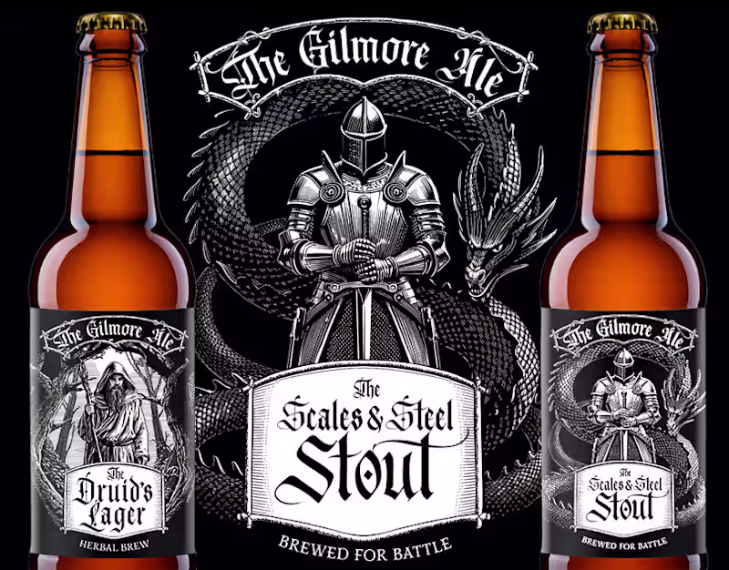 Cover image for 2 Fantasy Beer Label Designs