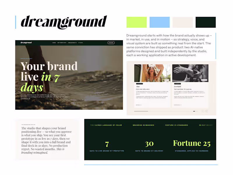 Cover image for Kajabi Website Redesign & Build for DreamGround