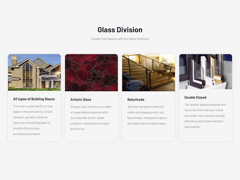 Cover image for Glass and Aluminium Website