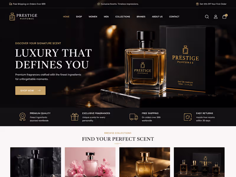 Cover image for Shopify Clothing Store Design &