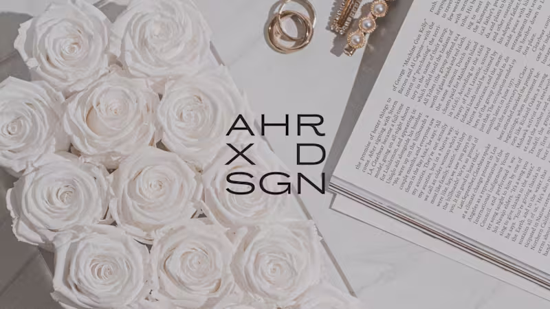 Cover image for Ahrix Design Brand Identity