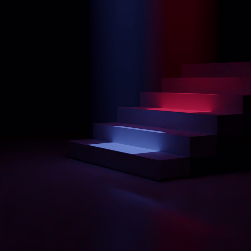 Cover image for Volumetric Light at Stairs