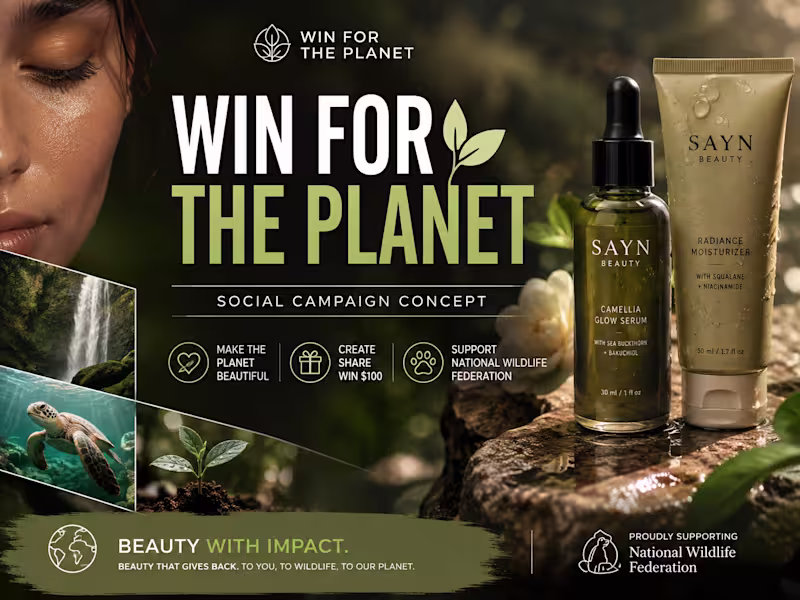 Cover image for Win for the Planet — Social Campaign Concept