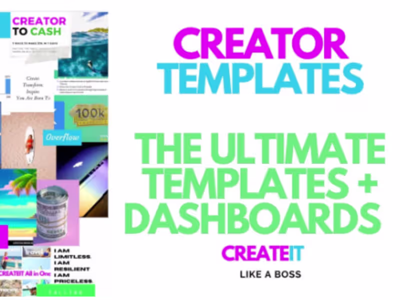 Cover image for Creator Template Bundle