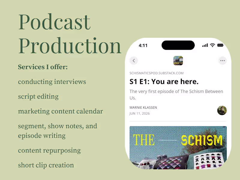 Cover image for As an independent podcast producer,