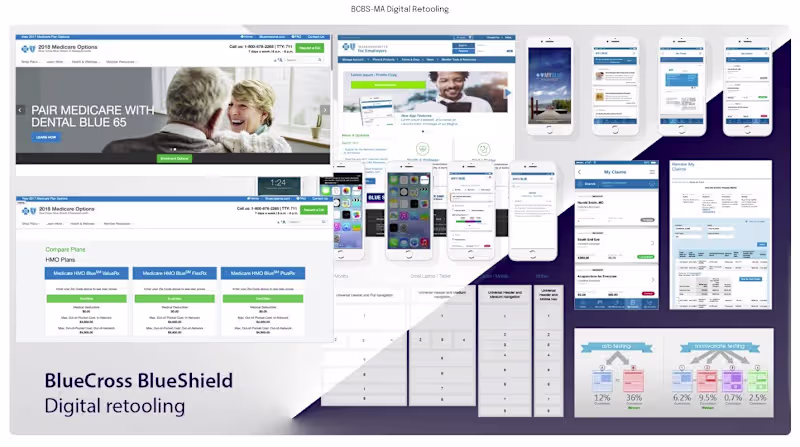 Cover image for BCBSMA: Enterprise UX Transformation