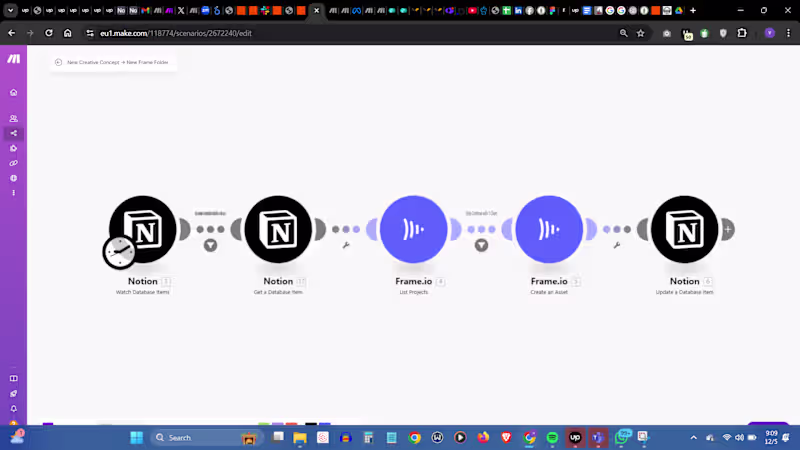 Cover image for Notion Creative Concept → Frame.io
