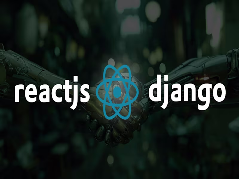 Cover image for Web Development with Django & React for Dynamic,Scalable Sites