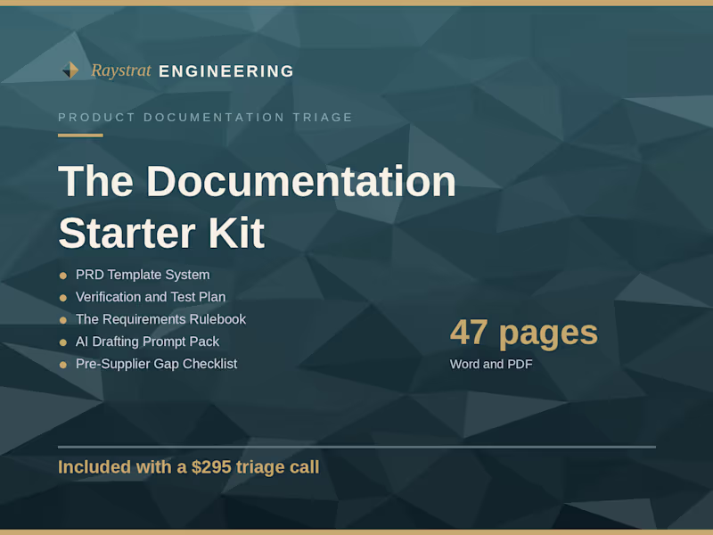 Cover image for 60-Minute Product Documentation Triage Call