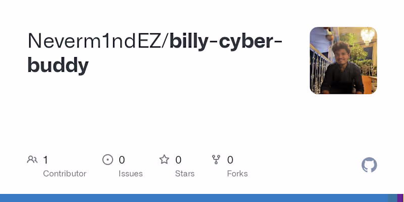 Cover image for Billy CyberBuddy