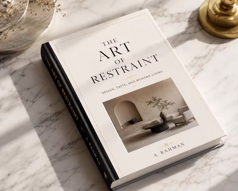 Cover image for Designed a luxury editorial book