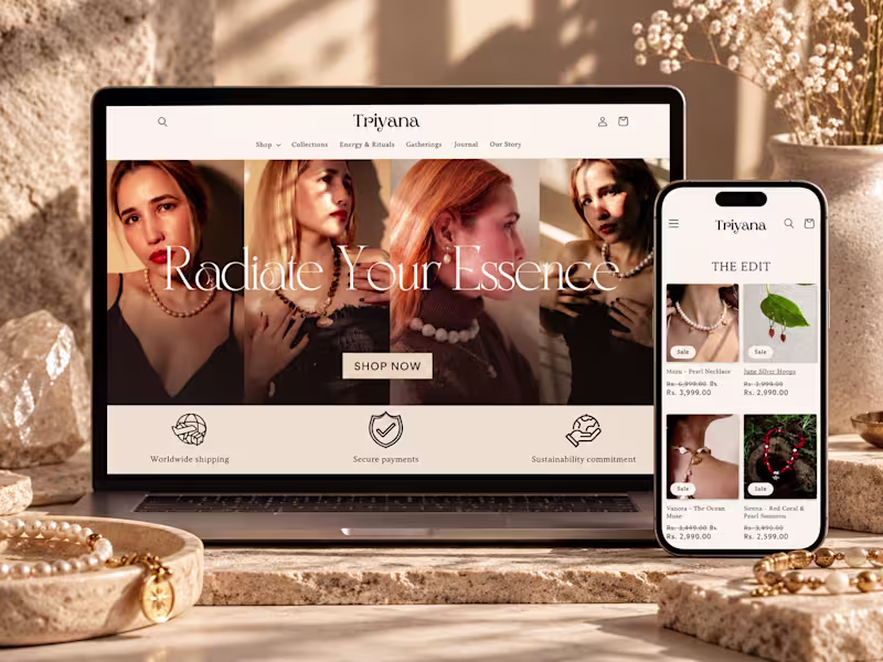Cover image for Triyana E-commerce Website Design and Development