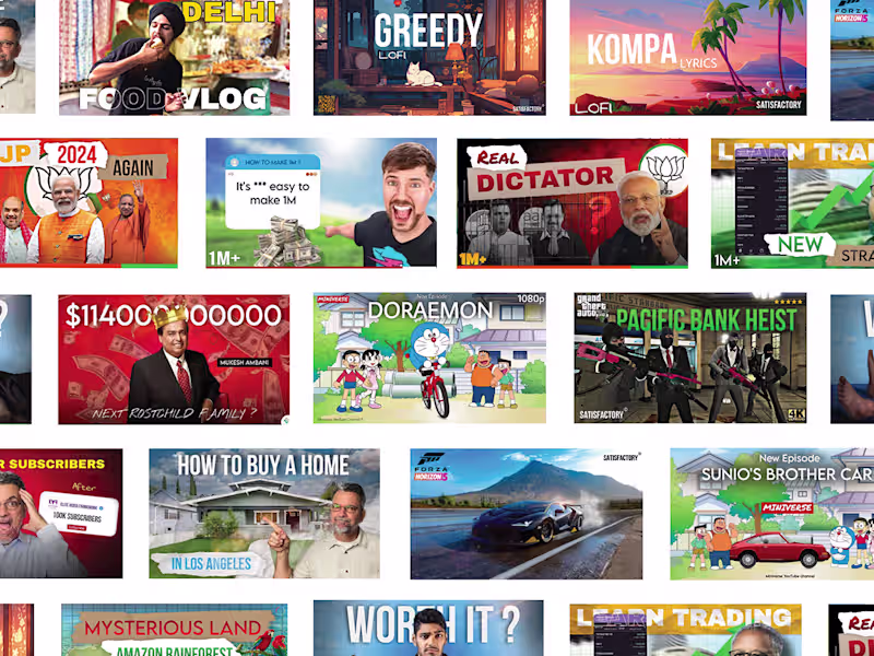 Cover image for Thumbnail Designs that clicks!