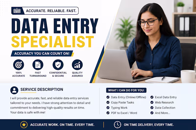 Cover image for DATA ENTRY SPECIALIST