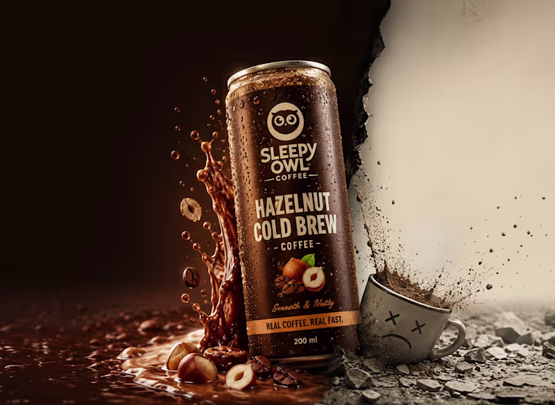 Cover image for Premium coffee advertising campaign for