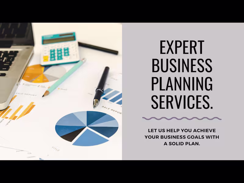 Cover image for I will write you an outstanding business plan and financial plan