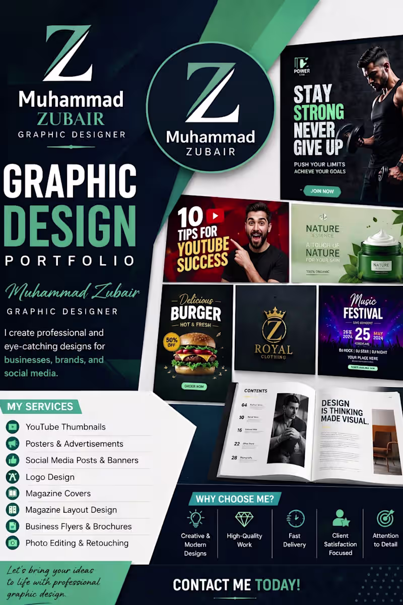Cover image for Creative Graphic Design Portfolio –