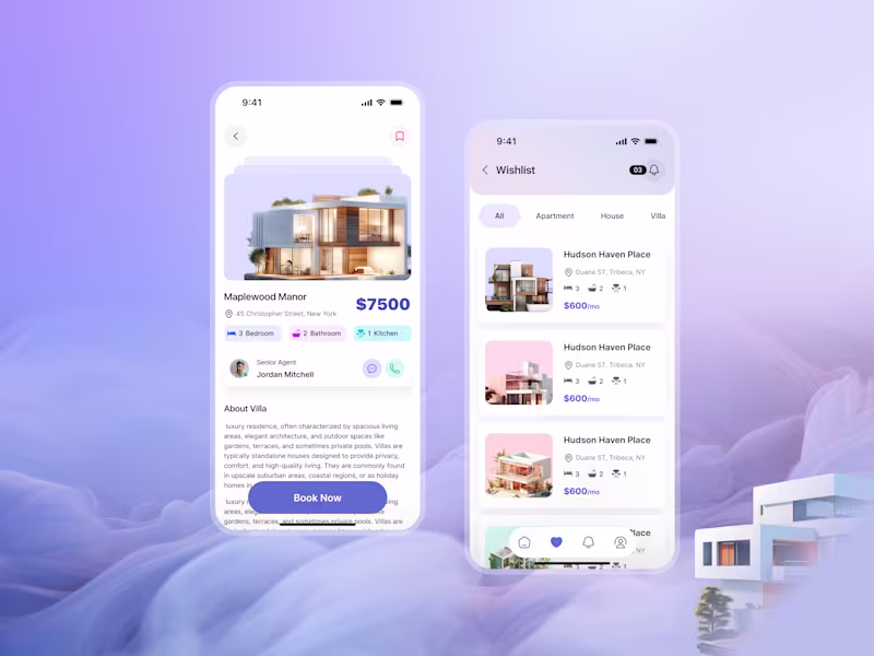 Cover image for Real Estate Platform UI Design