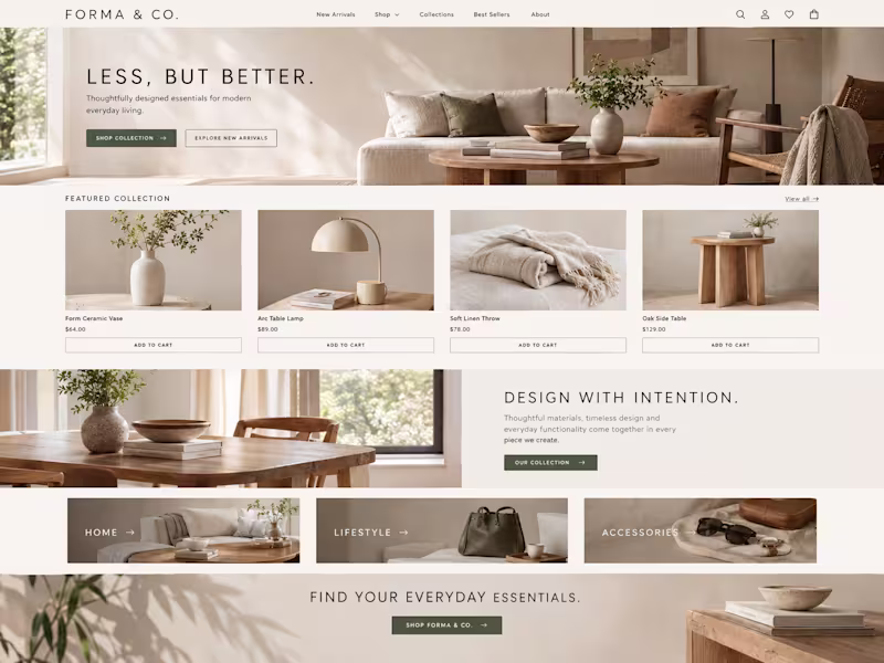 Cover image for I built a polished e-commerce