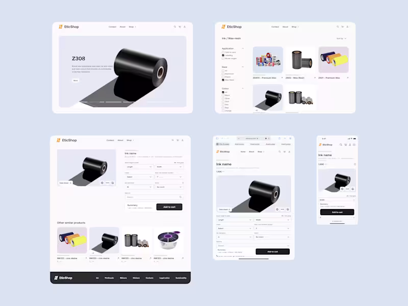 Cover image for E-Commerce - Website