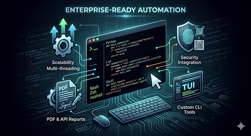 Cover image for Automation and Scripting in all