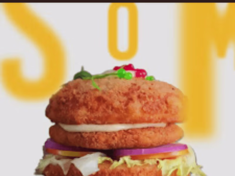Cover image for Burger ad