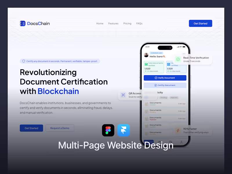 Cover image for Multi-Page Website Design