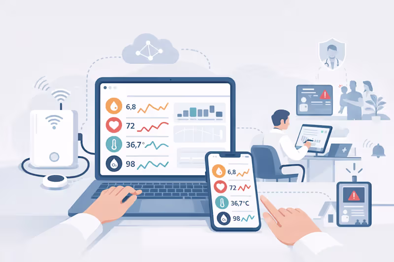 Cover image for SmartCare IoT — Development & Integration of Health Monitoring System