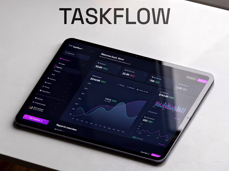 Cover image for TaskFlow – A Strategic B2B Landing Page for Workflow SaaS