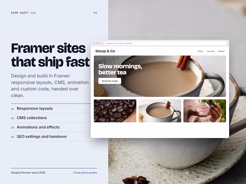 Cover image for Framer Website Design and Development