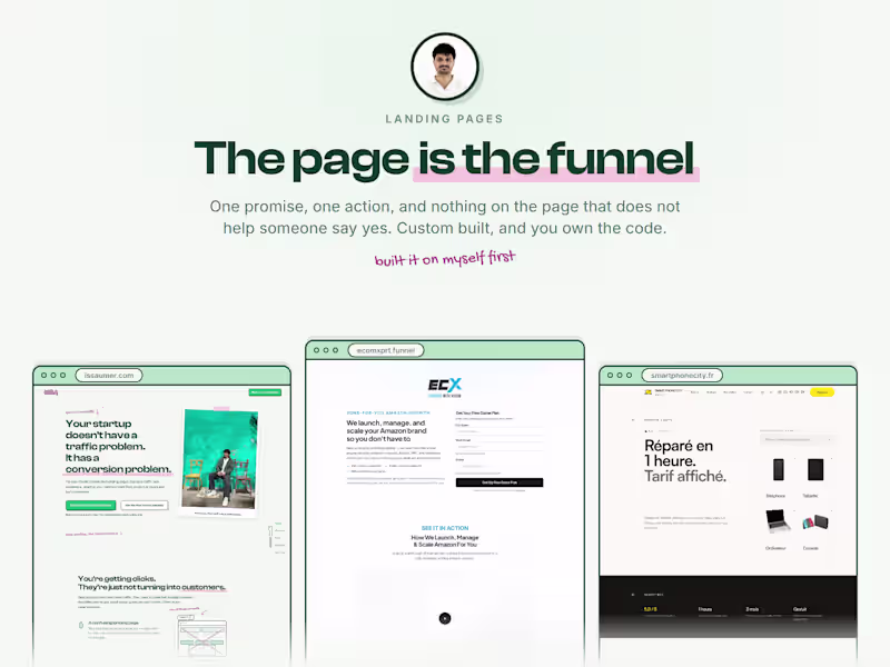 Cover image for Landing Page Design & Build