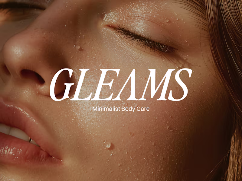 Cover image for Gleams - Logo and Brand Guidelines Design