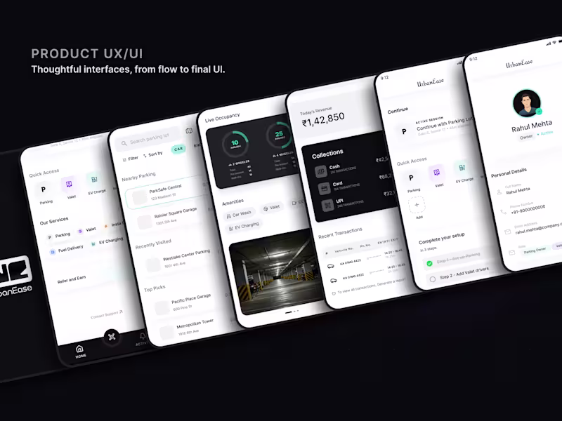 Cover image for Product UX/UI Design