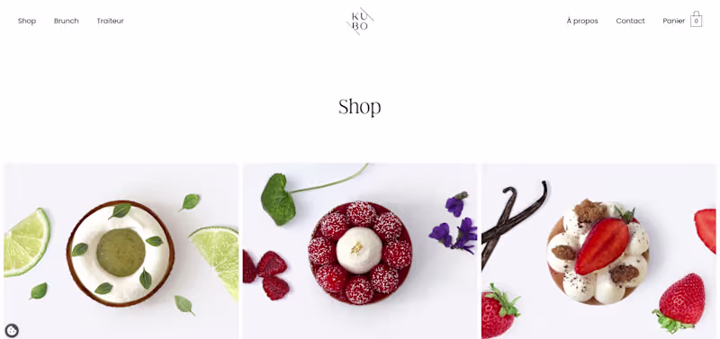 Cover image for Kubo Pâtisserie Website Design